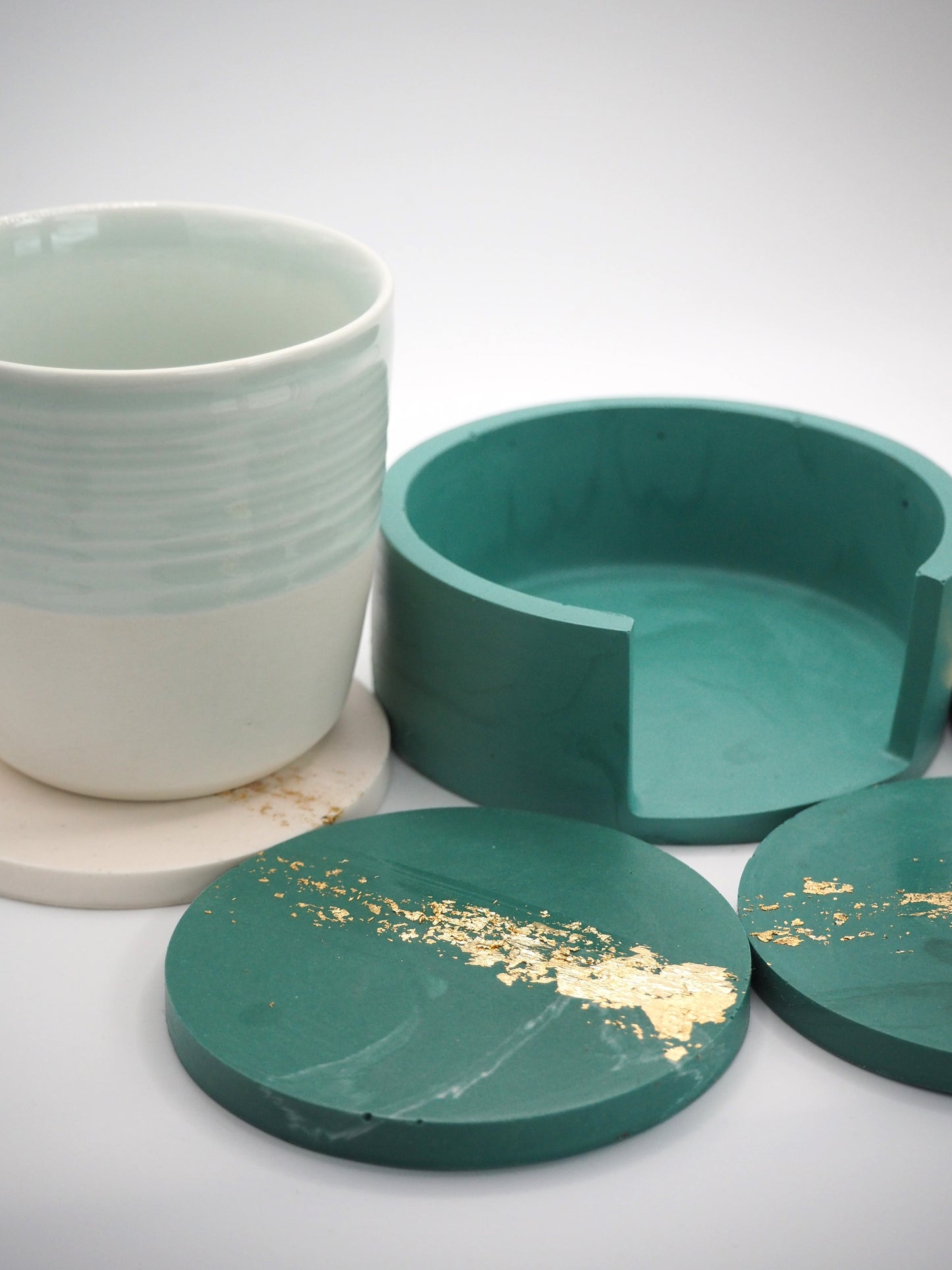 Little Teal Coasters