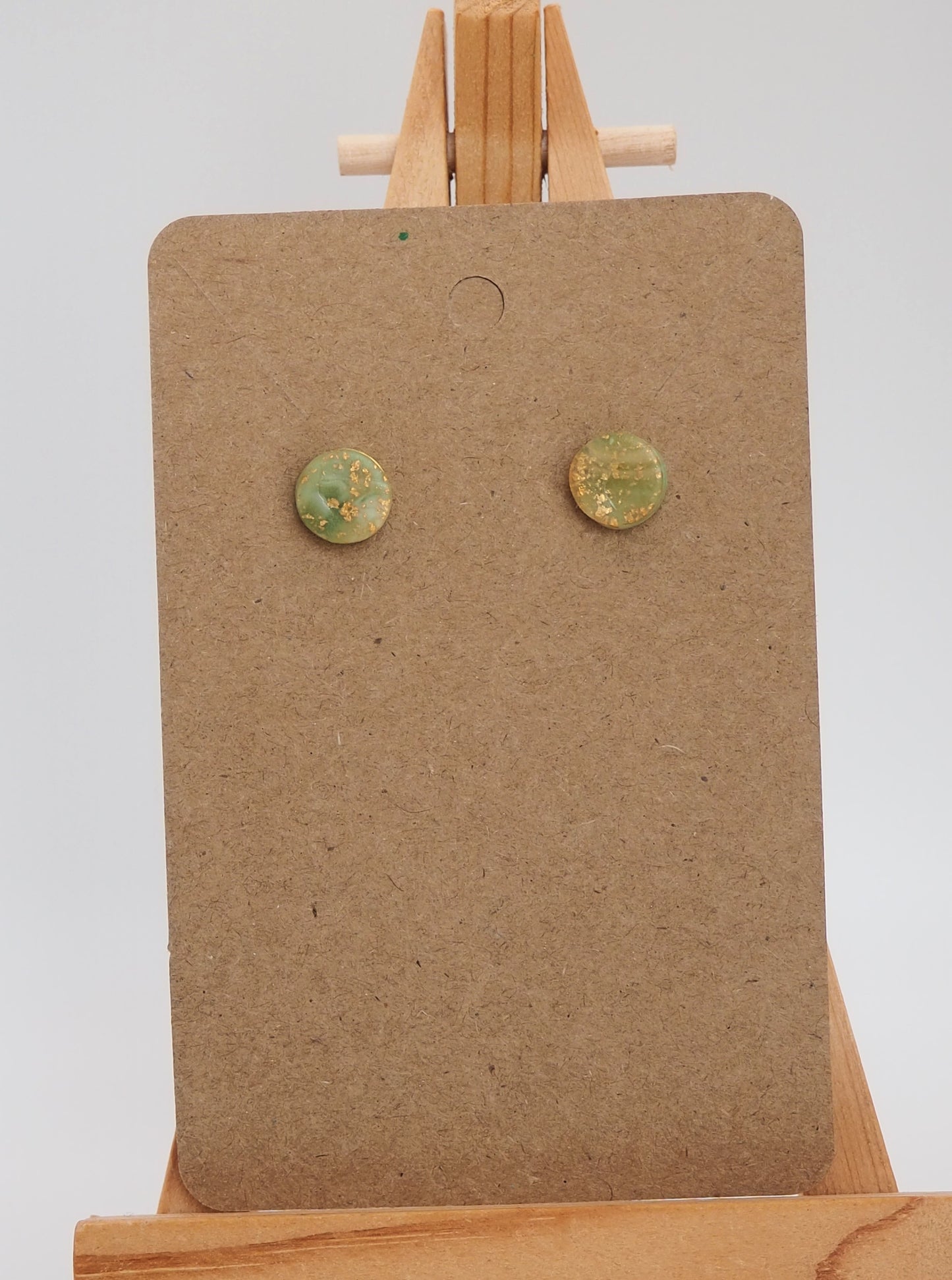 Little olive earrings