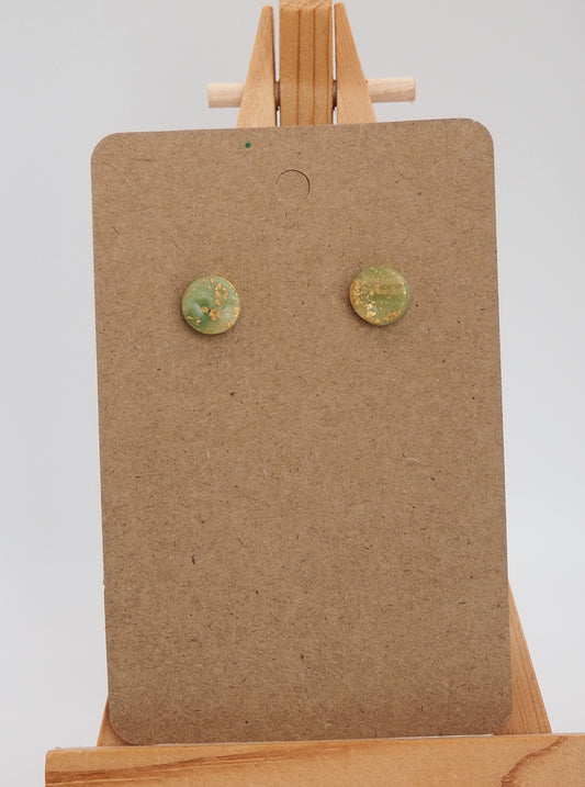 Little olive earrings