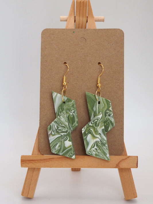 Little sage earrings