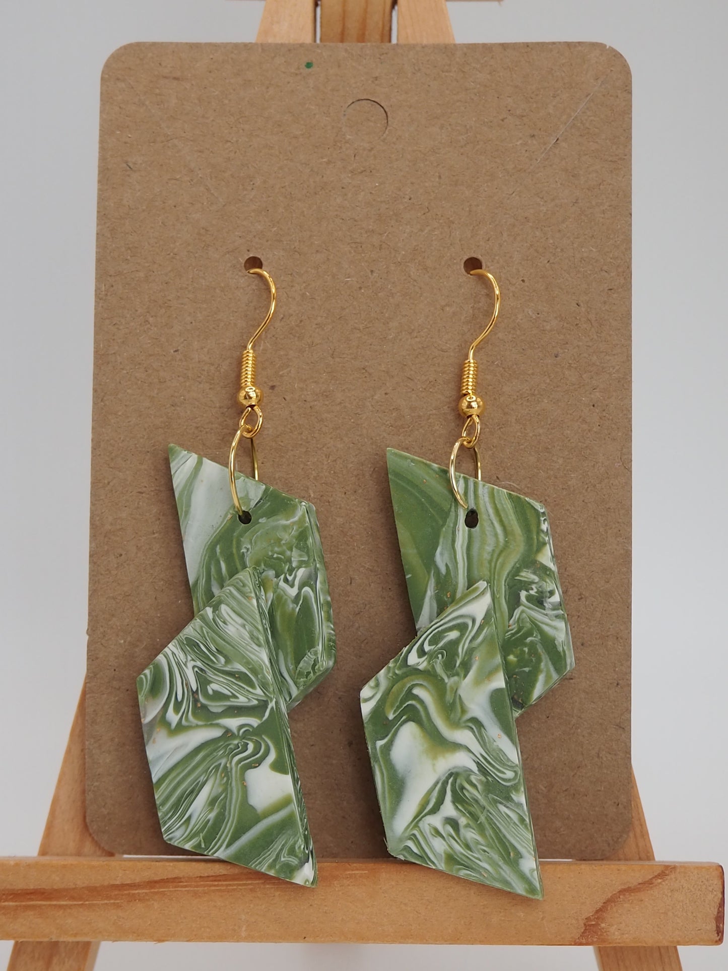 Little sage earrings