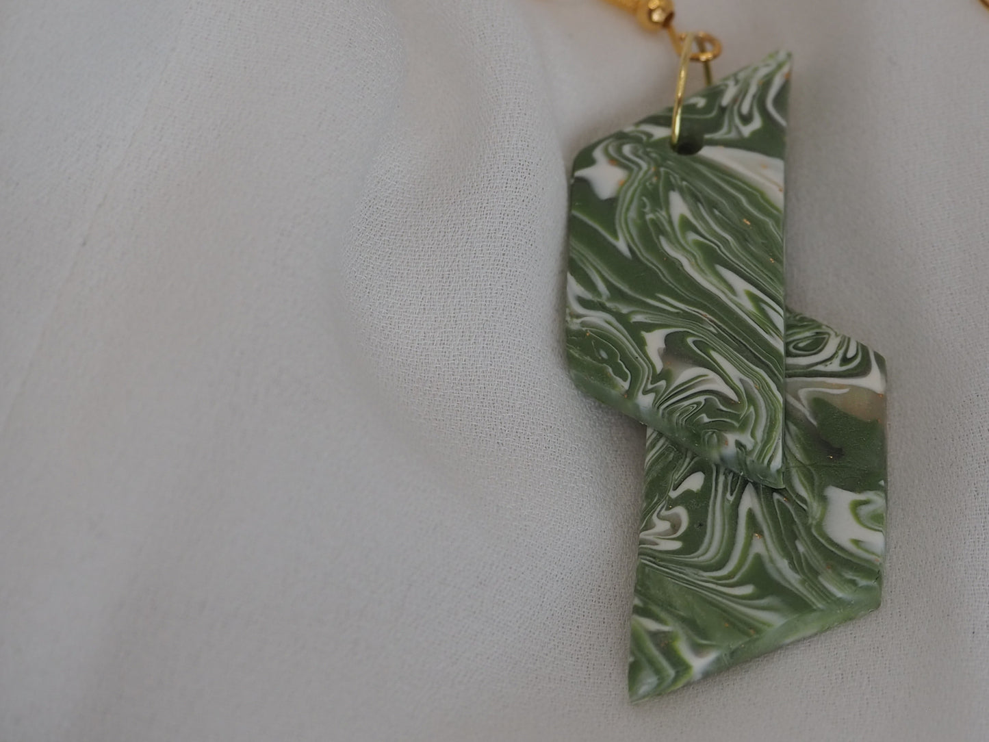Little sage earrings